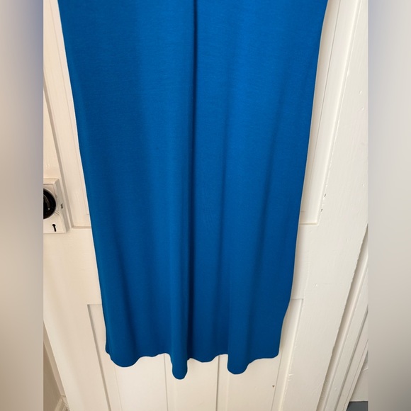 Eileen Fisher Vibrant Blue Midi Dress - Picture 4 of 5